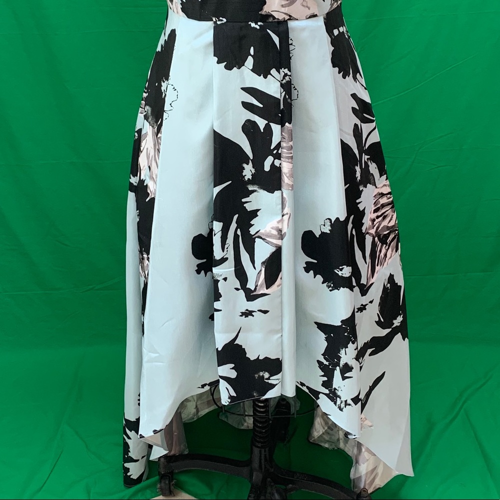 Bold Flower Hi Low Party Dress - Picture 2 of 8